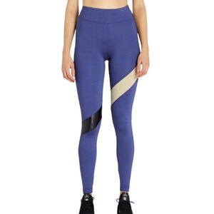 Koral‎ Aello Shantung High Rise Leggings In Blue Small Yoga Gym Athletic NEW